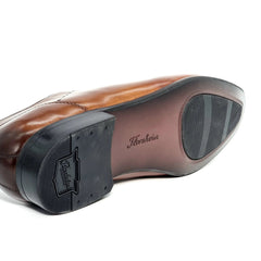 Florsheim Mens Trojan Ii Leather Shoes Teak Shoes