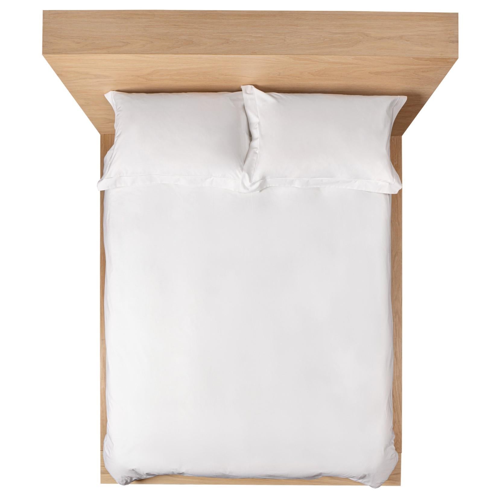 Egyptian Cotton Co T400 Duvet Cover Queen Oxf White