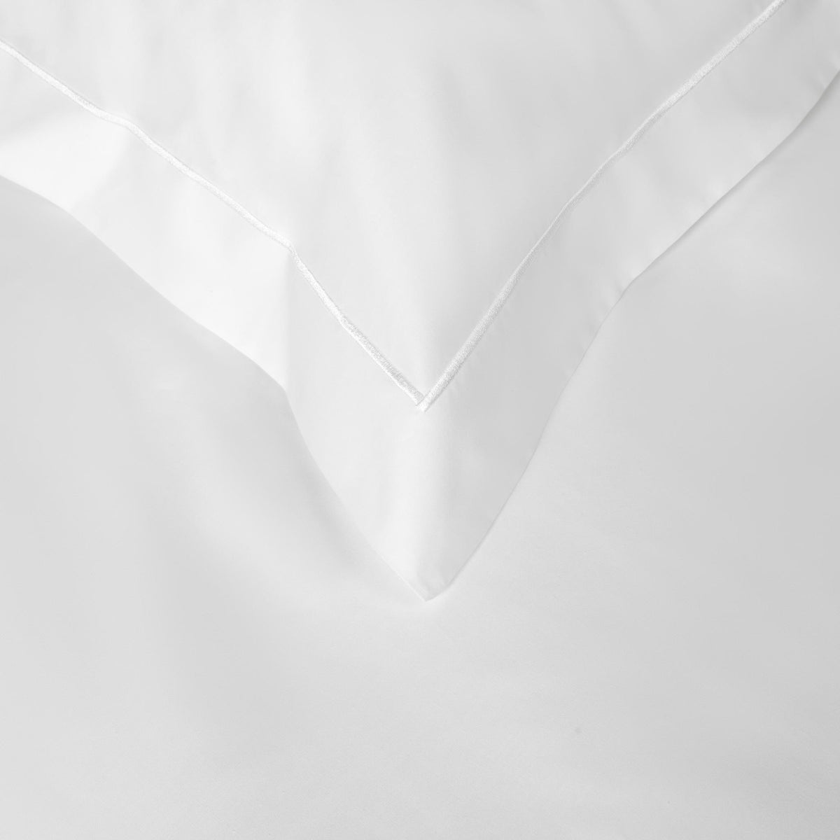 Egyptian Cotton Co T400 Duvet Cover Queen Oxf White