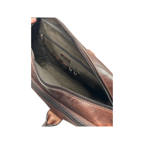 Lefel Laptop Bag For Men In Oxblood