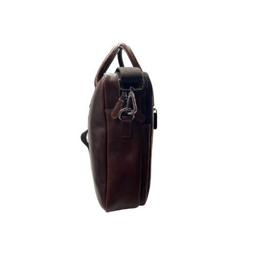 Lefel Laptop Bag For Men In Oxblood