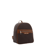 Pierre Cardin Core Backpack In Brown & Tan