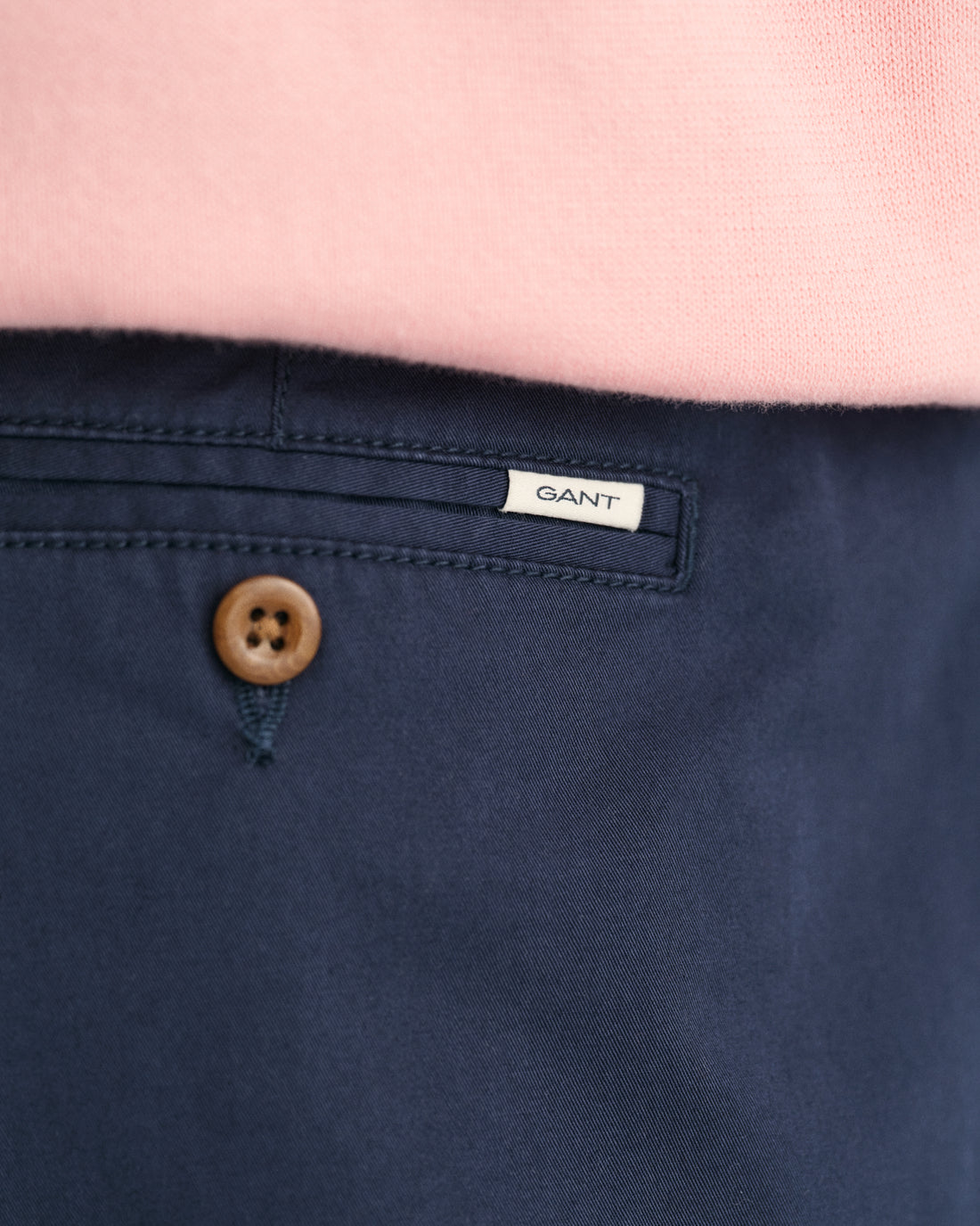 Gant Regular Twill Chino In Marine
