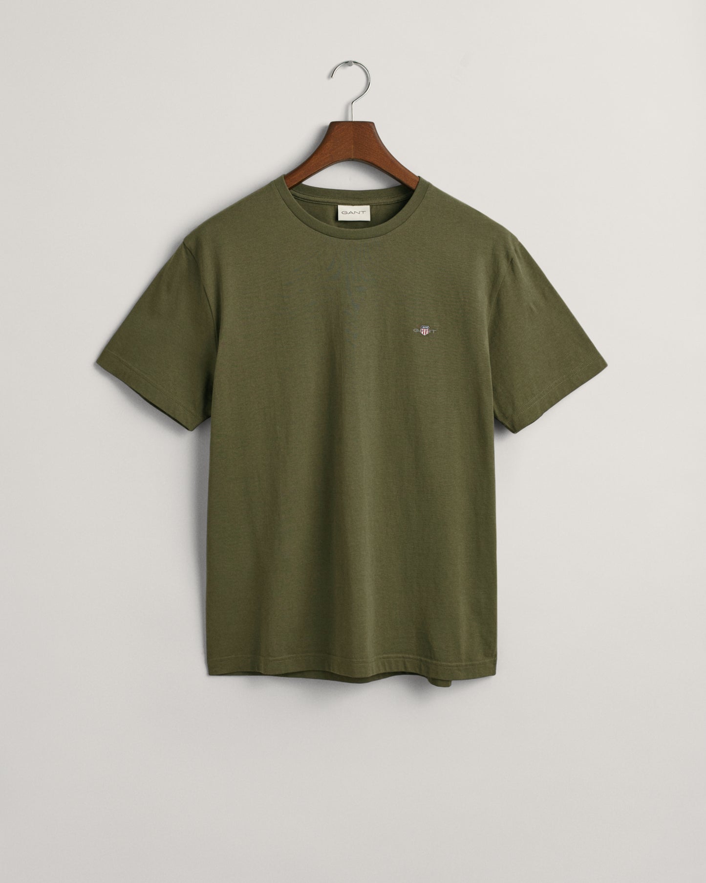 Gant Regular Shield Short Sleeve T-Shirt In Green