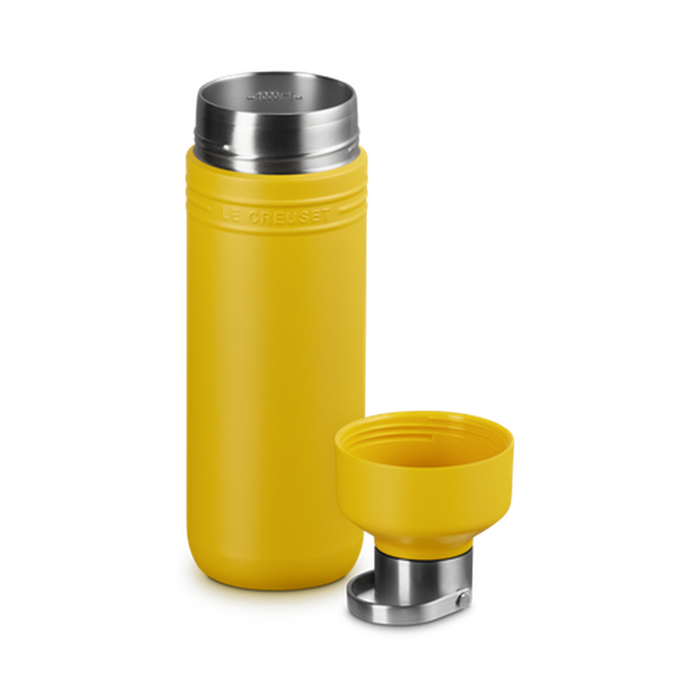 Le Creuset On The Go Insulated Water Bottle 1L In Nectar