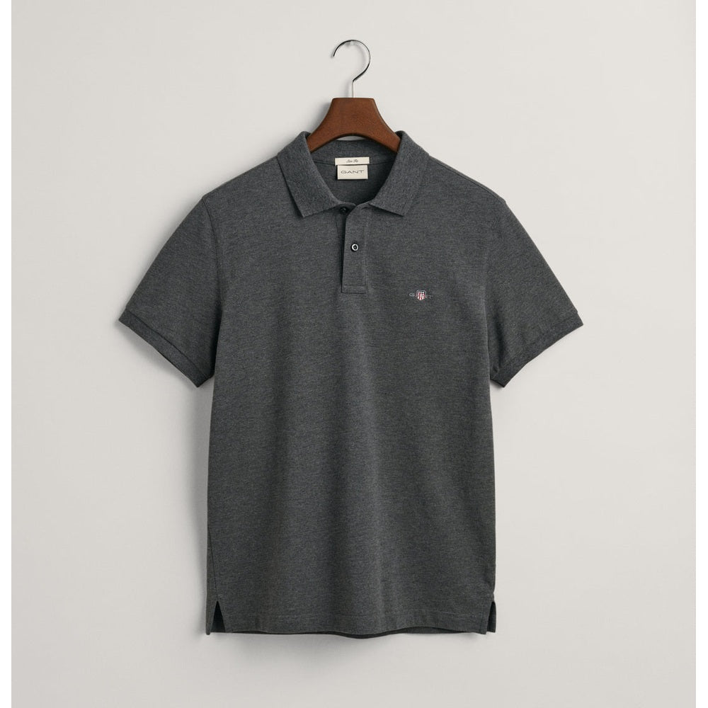 Gant Mens Reg Shield Golfer in Dark Grey