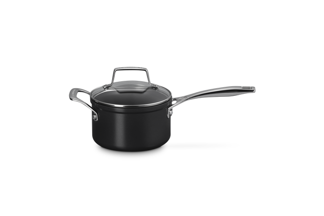 Le Creuset Tns 16Cm Saucepan In Black