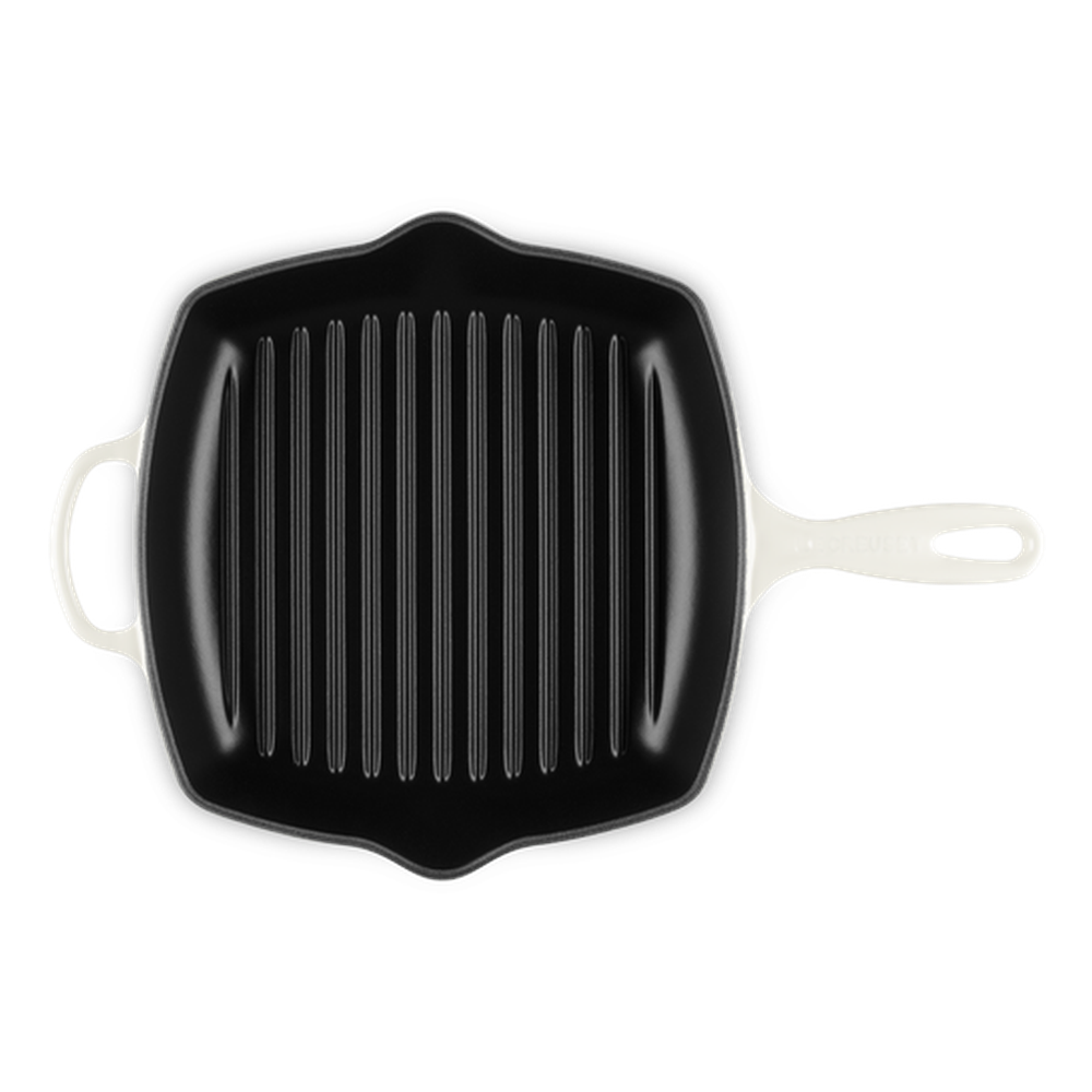Le Creuset Skillet Grill Pan In Meringue