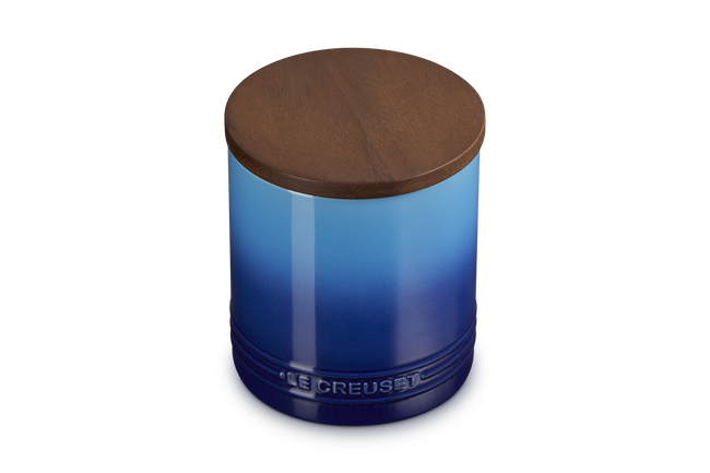 Le Creuset Signature Canister With Lid In Azure Blue