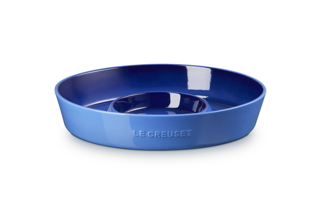 Le Creuset Chip & Dip Stand 34Cm  Azure