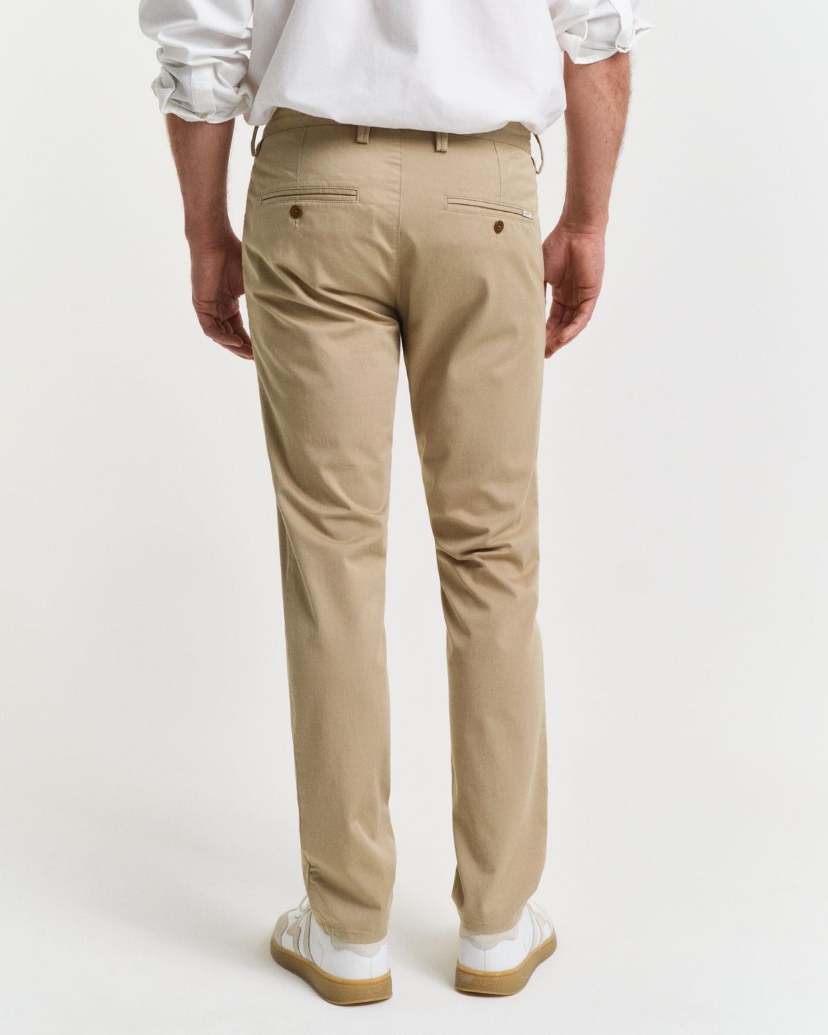 Gant Slim Twill Chino In Khaki