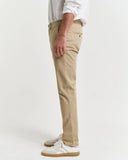 Gant Slim Twill Chino In Khaki