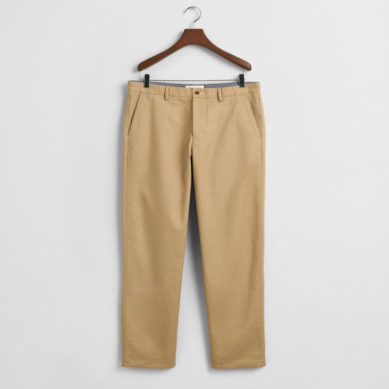 Gant Regular Tech Prep Chino Pants In Khaki