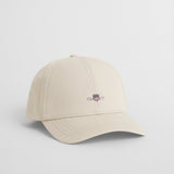 Gant Mens Shield Cotton Twill Cap In Cream