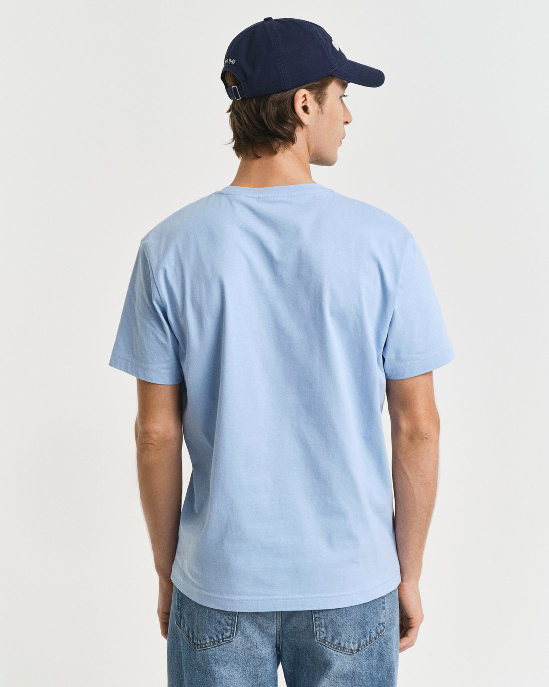 Gant Regular Shield Short Sleeve T-Shirt In Blue