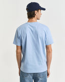 Gant Regular Shield Short Sleeve T-Shirt In Blue