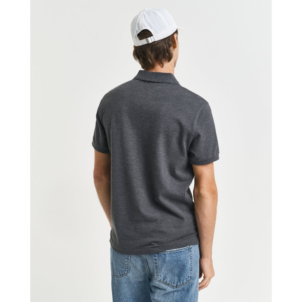 Gant Mens Reg Shield Golfer in Dark Grey