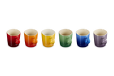 Le Creuset X6 Espresso Mugs in Rainbow