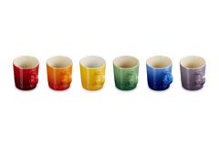 Le Creuset X6 Espresso Mugs in Rainbow