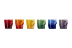Le Creuset X6 Espresso Mugs in Rainbow