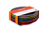 Le Creuset Rainbow Set of 6 27cm Dinner Plates