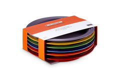 Le Creuset Rainbow Set of 6 27cm Dinner Plates