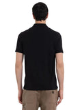 Replay Mens Polo T-Shirt In Black