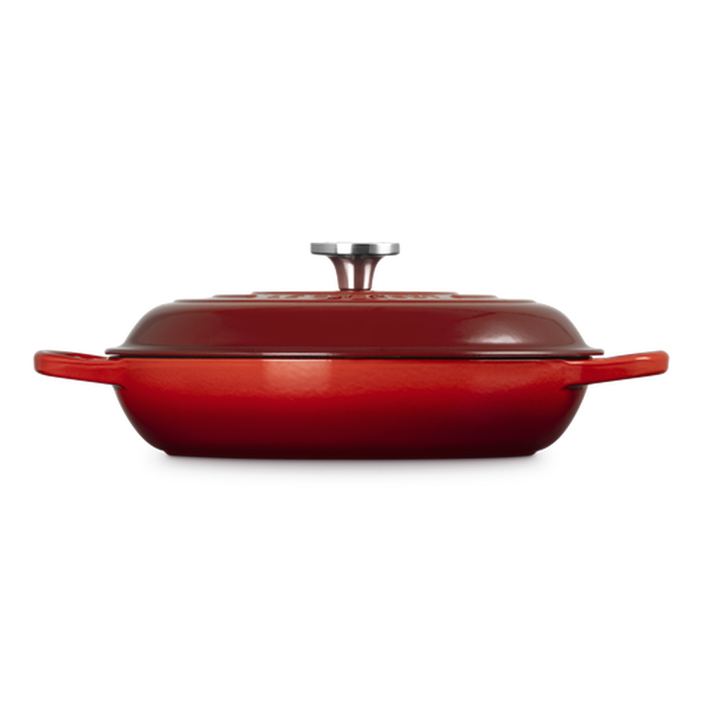 Le Creuset S Shallow Casserole In Cerise