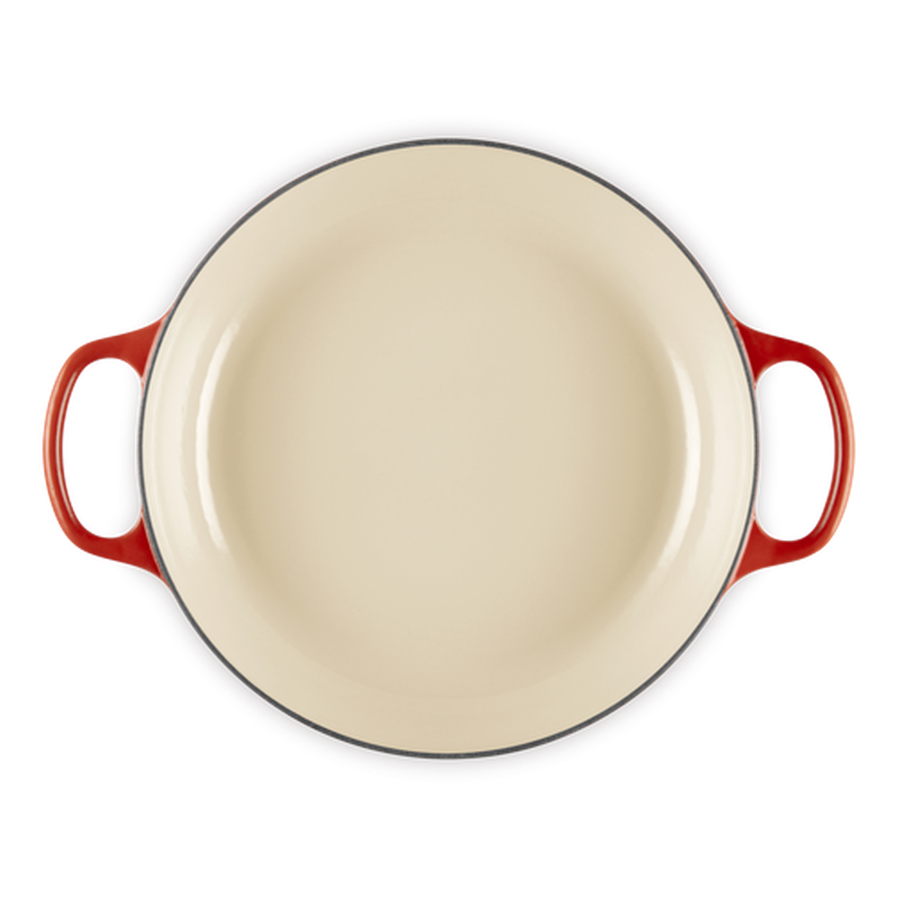 Le Creuset S Shallow Casserole In Cerise