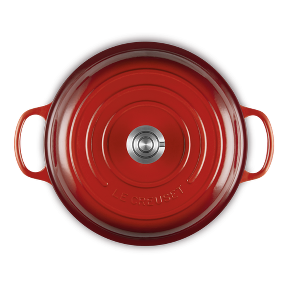 Le Creuset S Shallow Casserole In Cerise