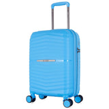 Travel Mate Zipper Pp Trolley Case L-349 In Cyan