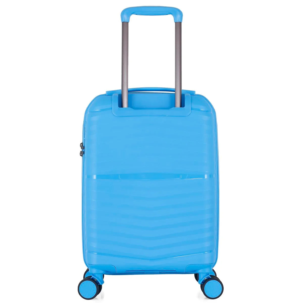 Travel Mate Zipper Pp Trolley Case Cyan