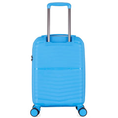 Travel Mate Zipper Pp Trolley Case Cyan