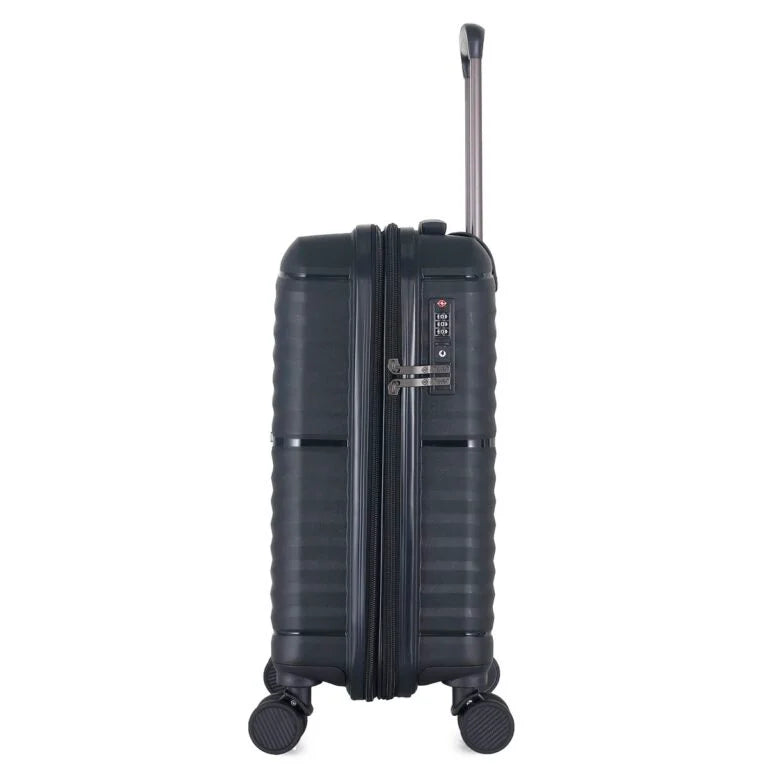 Travel Mate Zipper Pp Trolley Case L-349 Black
