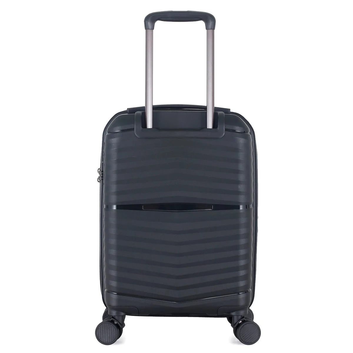 Travel Mate Zipper Pp Trolley Case L-349 Black
