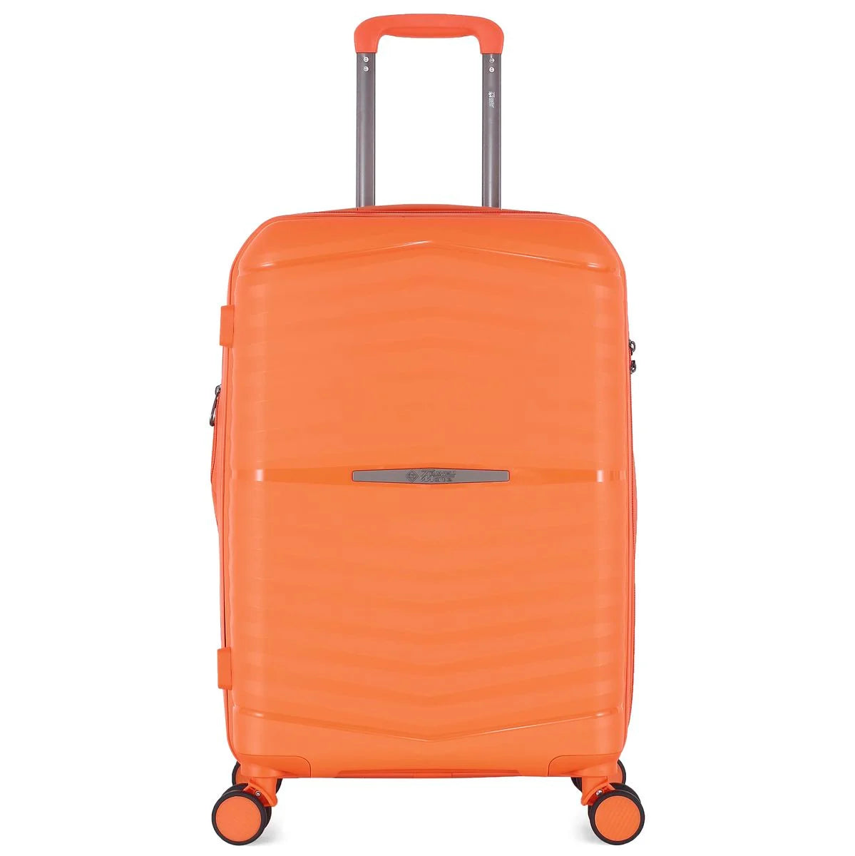 Travel Mate Zipper Pp Trolley Case L-349 In Orange