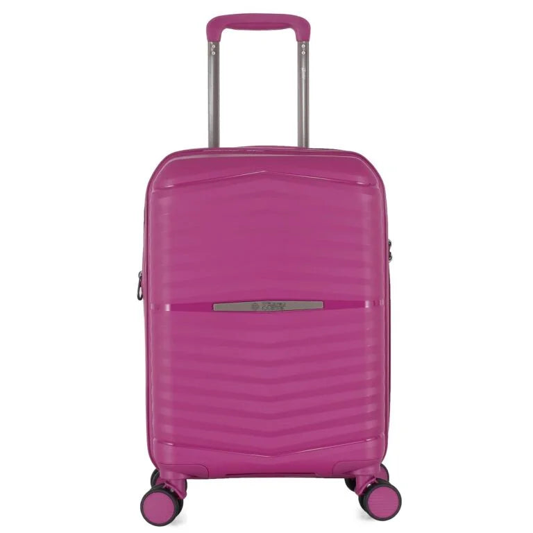 Travel Mate Zipper Pp Trolley Case L-349 Pink