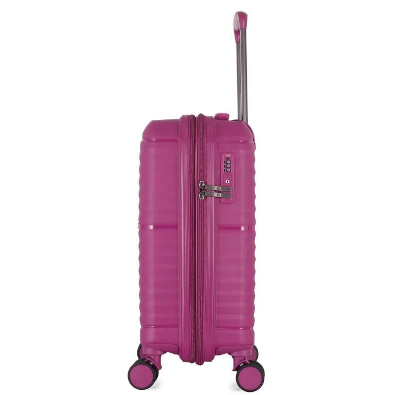 Travel Mate Zipper Pp Trolley Case L-349 Pink