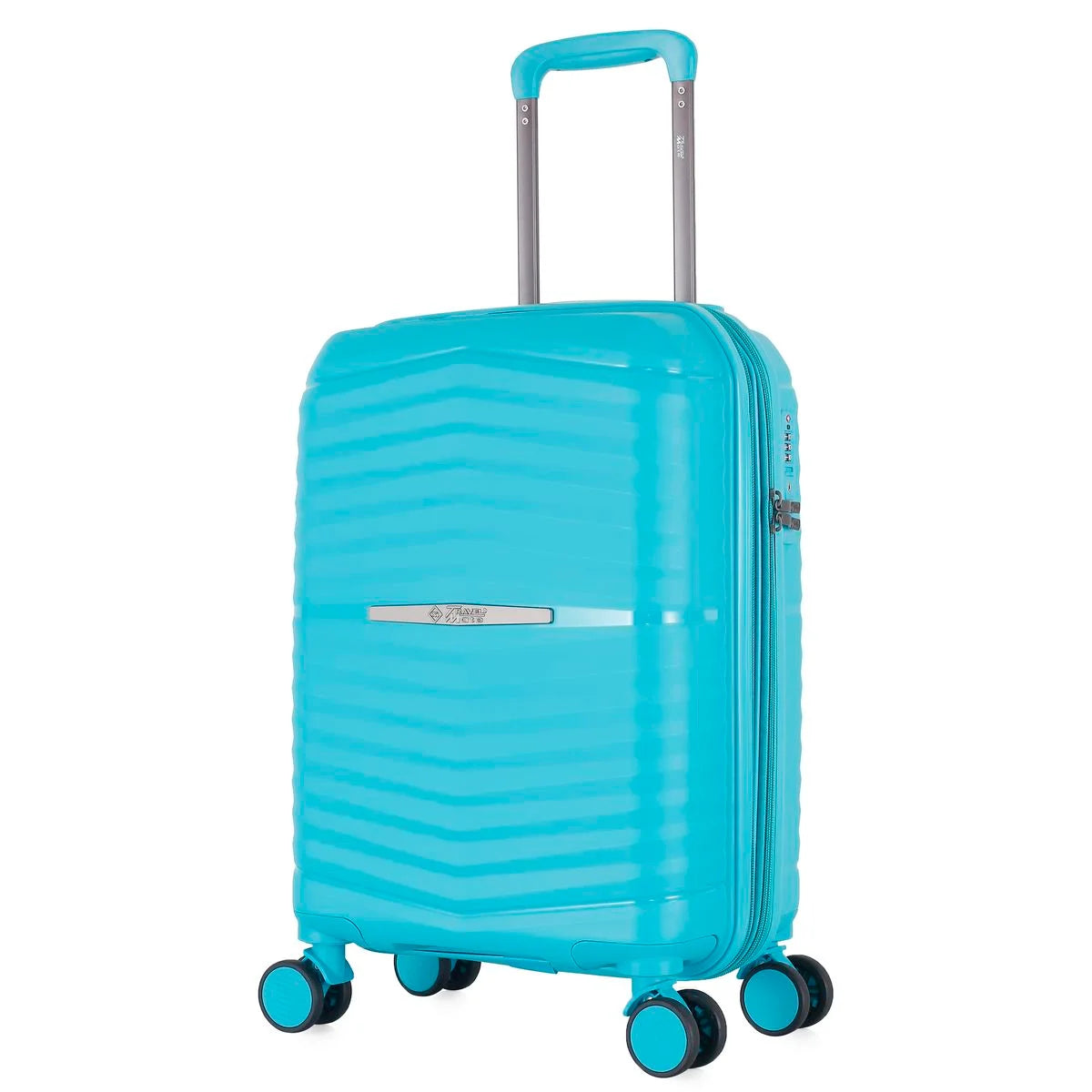 Travel Mate Zipper Pp Trolley Case L-349 Teal