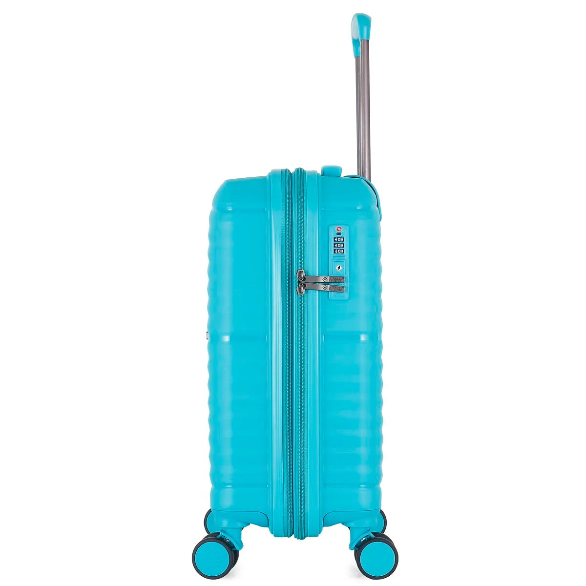 Travel Mate Zipper Pp Trolley Case L-349 Teal