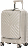 Travel Mate Polycarb Zipper Luggage In Khaki