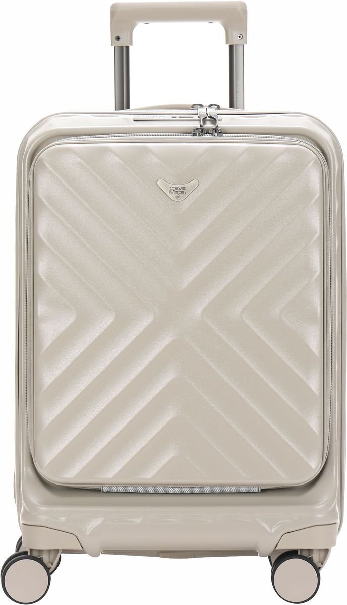 Travel Mate Polycarb Zipper Luggage In Khaki