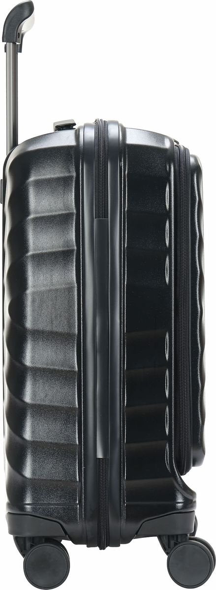Travel Mate Polycarb Zipper Luggage In Black