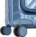 Travel Mate Polycarb Zipper Luggage In Blue
