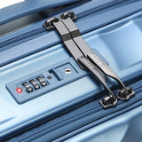 Travel Mate Polycarb Zipper Luggage In Blue