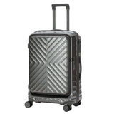 Travel Mate Polycarb Zipper Luggage In Grey