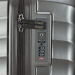 Travel Mate Polycarb Zipper Luggage In Grey