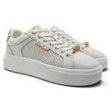 Replay Womens Notting W Perf Shoes In White & Gold