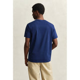 Gant Mens Reg Shield T-Shirt In Navy