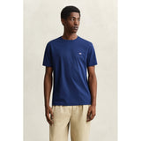 Gant Mens Reg Shield T-Shirt In Navy